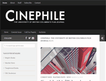 Tablet Screenshot of cinephile.ca